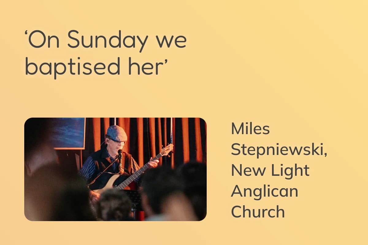 'On Sunday we baptised her': a worship gathering at New Light Anglican Church in Riverstone